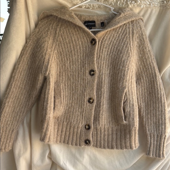 Emporio Armani Alpaca Wool Knit Sweater